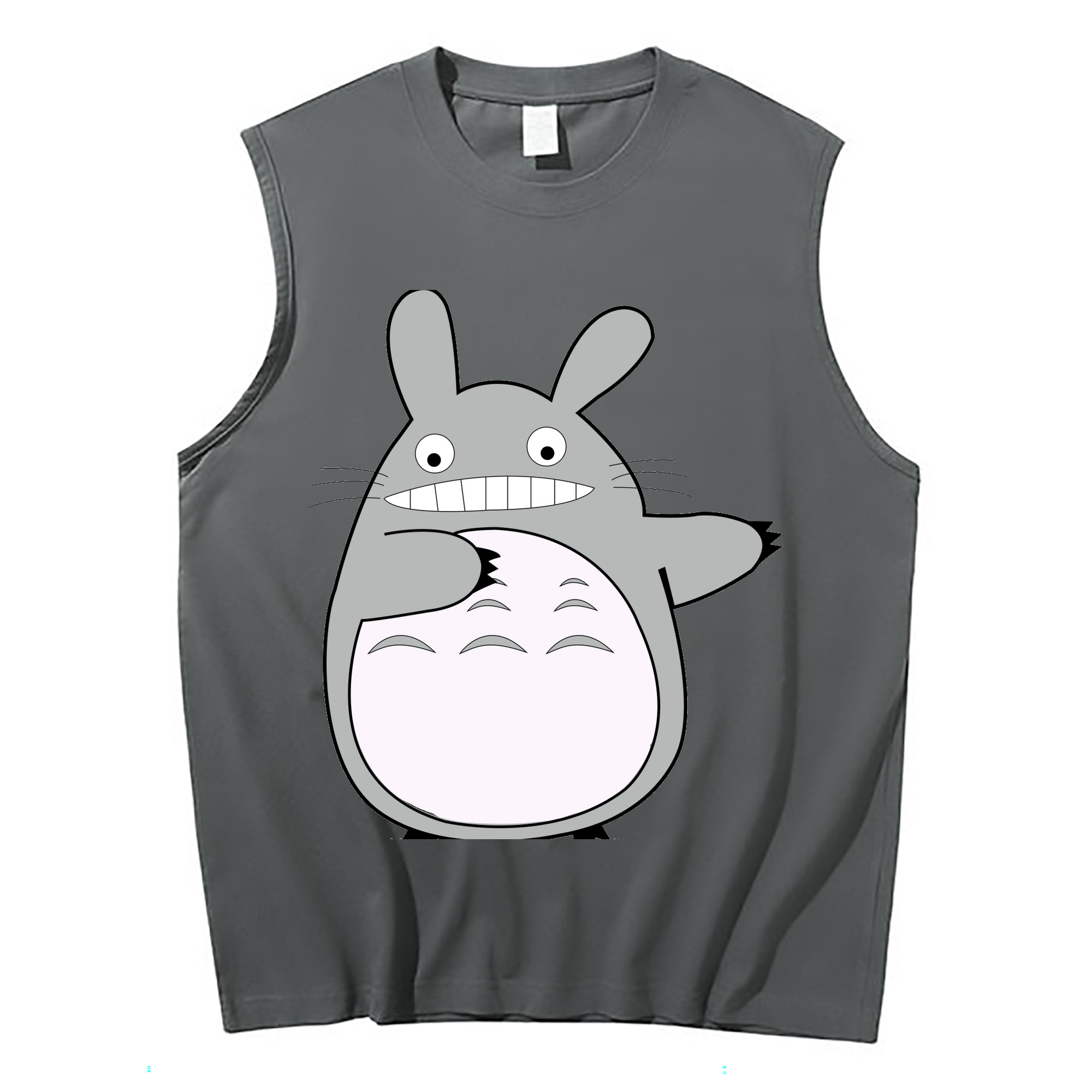 （画像用） となりのトトロ 草壁メイ 草壁サツキ My Neighbor Totoro Satsuki Kusakabe Mei Kusakabe コットン100％タンクトップ（フロントプリント）